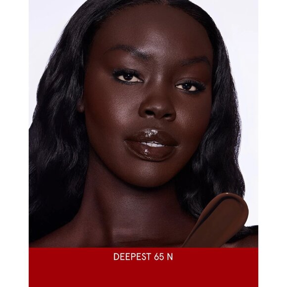 ONE/SIZE Patrick Starrr Turn up the Base Waterproof Foundation Dark Deep 65 NEW - Picture 4 of 10